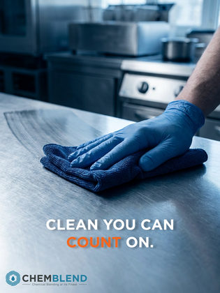 Social media creative for ChemBlend