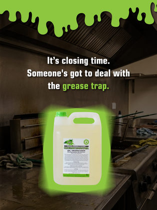 Social media creative for Grease Monster