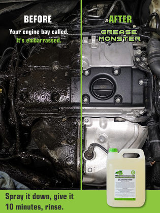 Social media creative for Grease Monster
